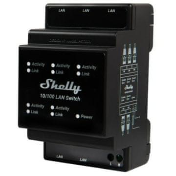 Shelly Rele Switch 5 vrat 10/100 Mbit