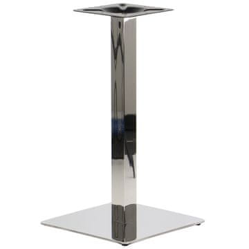 STEMA Kovinski namizni podstavek SH-3002-5/P. Dimenzije 45x45x72,5 cm. Polirano nerjaveče jeklo.