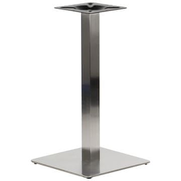 STEMA Kovinski namizni podstavek SH-3002-5/S. Dimenzije 45x45x72,5 cm. Brušeno nerjaveče jeklo.
