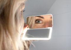 Concept Kozmetično ogledalo z LED lučko, belo KZ2010 CONCEPT