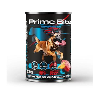 Game Dog PRIME BITE Monoprotein Govedina s korenčkom - mokra hrana za pse - 400g