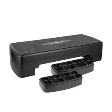 Rebel REBEL ACTIVE Fitness stopnica 3 stopnje črna