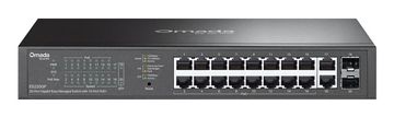Omada TP-Link ES220GP omrežni stikalo, Managed Gigabit Ethernet, PoE, črna