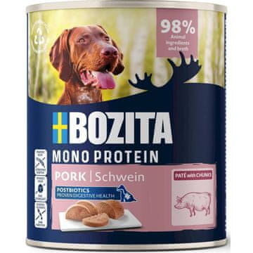 Bozita BOZITA Mono Protein Pašteta Svinjska - mokra hrana za pse - 800g