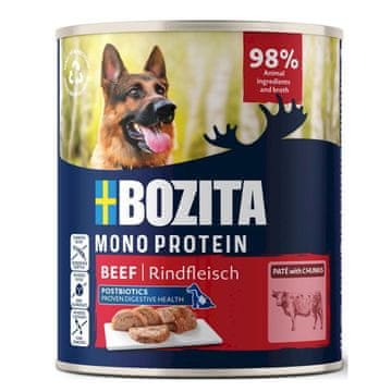 Bozita BOZITA Monoprotein Pašteta Govedina - mokra hrana za psa - 800g