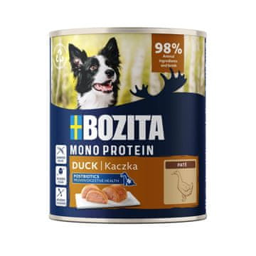 Bozita BOZITA Monoprotein Pašteta Raca - mokra hrana za pse - 800g