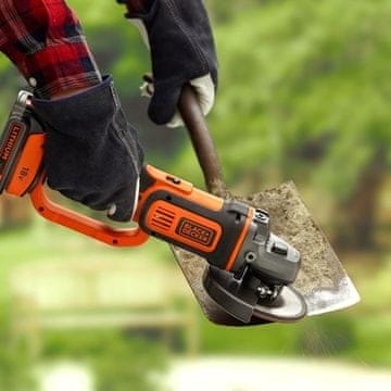 BLACK Black & Decker BCG720N kotni brusilnik 12.5 cm, 18V