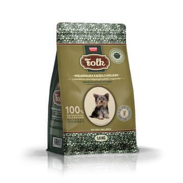 Folk FOLK Majhne pasme Tradicionalna Velikopoljska raca z zajcem, jabolki in majaronom - suha hrana za pse - 1,6kg