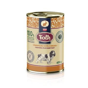 Folk FOLK Tradicionalni poljski zajčji praznik - mokra hrana za pse - 400g