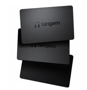 Tangem Tangem Wallet denarnica za kriptovalute - 3 kartice, črna