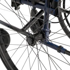 MDH Lahka aluminijasta invalidski voziček NAVY1 46 cm