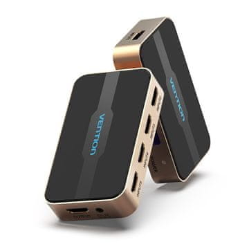 Vention Vention 5 v 1 HDMI stikalnik črn