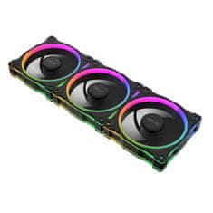 ASUS Prime MR120 ARGB ventilatorji, 3x 120mm PWM, črni (90DA00I0-B09020)