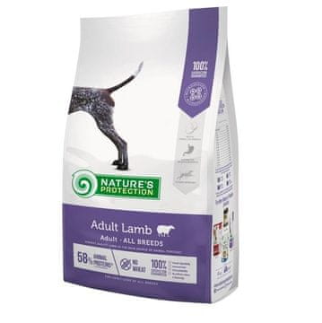 NATURE'S PROTECTION Adult Lamb suha hrana za pse, jagnjetina, 12 kg