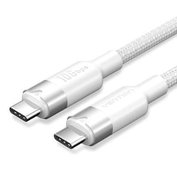 Vention Vention USB 3.2 5A 10Gbps 1m WH USB-C na C kabel