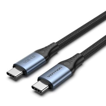 Vention Vention USB 4.0 5A 40Gbps USB-C na C kabel, pleten, 1m