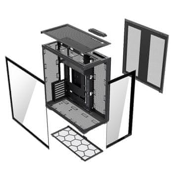 Modecom MODECOM Volcano SPACE XL FULL TOWER NF Črna