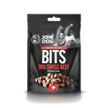 John Dog JOHN DOG Soft Bites Bits Govedina 70% - Poslastica za pse - 100g