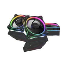 ASUS Prime MR120 ARGB Reverse ventilatorji, 3x 120mm PWM, črni (90DA00L0-B09020)