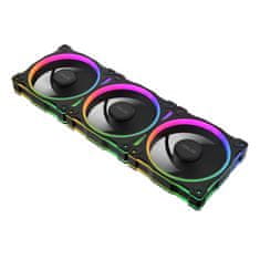 ASUS Prime MR120 ARGB Reverse ventilatorji, 3x 120mm PWM, črni (90DA00L0-B09020)