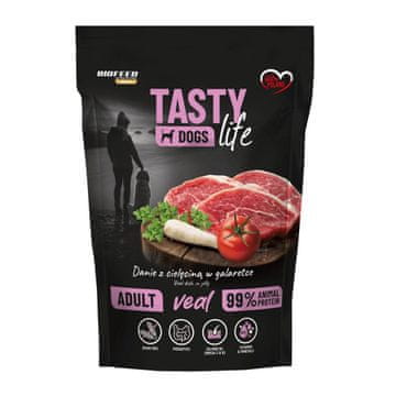 BIOFEED BIOFEED Tasty Dogs Life Teletina - mokra hrana za pse - 500g