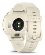 Garmin Garmin vívoactive 6 3,05 cm (1,2") AMOLED 42 mm Digital 390 x 390 slikovnih pik Zaslon na dotik Bela Wi-Fi GPS (satelit)