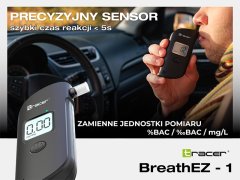 Tracer Tracer BreathEZ-1 polprevodniški alkotest, črn
