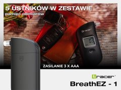 Tracer Tracer BreathEZ-1 polprevodniški alkotest, črn
