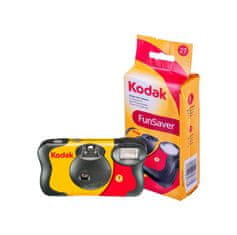 Kodak Kodak FunSaver fotoaparat za enkratno uporabo z bliskavico, barvni film in bliskavica, 27 fotografij, ISO 400