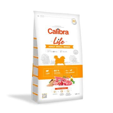 Calibra CALIBRA Dog Life Adult Small Breed Lamb - suha hrana za pse - 1,5kg