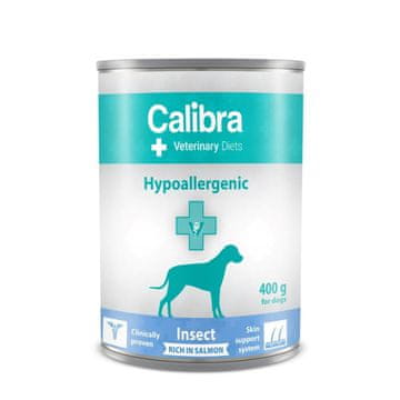 Calibra CALIBRA VD Dog Hypoallergenic Insect&Salmon mokra hrana za pse, 400 g