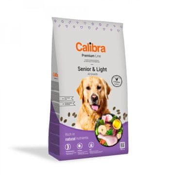 Calibra CALIBRA Premium Line Senior & Light Piščanec - suha pasja hrana - 12kg