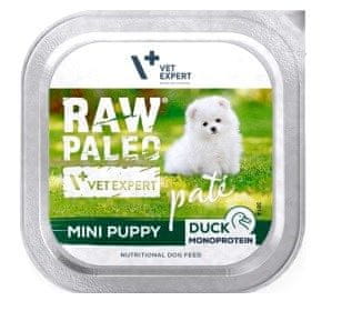 VetExpert Mokre pasje hrane VETEXPERT Raw Paleo Pâte Mini Puppy Piščanec, 150g