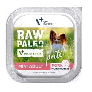 VetExpert VETEXPERT Raw Paleo Pâte Mini Adult Pork - mokra pasja hrana - 150g