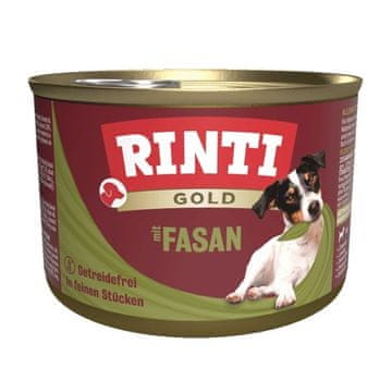 RINTI RINTI Gold Fazan - mokra hrana za pse - 185g