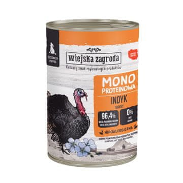 Wiejska Zagroda WIEJSKA ZAGRODA za mladiče Monoprotein Purán - mokra hrana - 400g