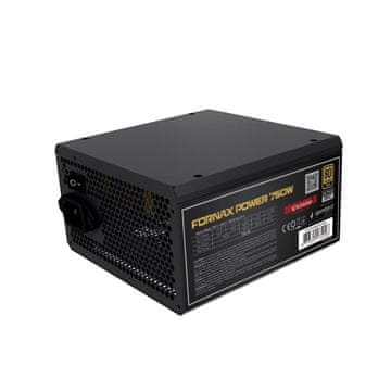 Gembird Gembird CCC-PSUBRONZE-750W Napajalnik Fornax Power 750W aktivni PFC 12cm ventilator 80+Bronze barvna škatla