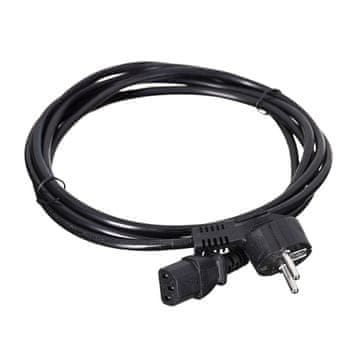 SAVIO SAVIO CL-146 Napajalni kabel Schuko IEC C13, 3 m Črn