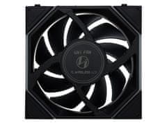 Lian Li UNI FAN TL ventilator za ohišje z LCD zaslonom, 120 mm, obrnjene lopatice, ARGB PWM, črn (12RTLLCD1W1B)