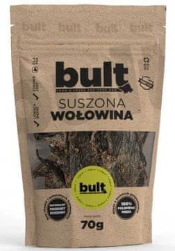 BULT BULT Eko Posušena govedina – Priboljšek za pse – 70g