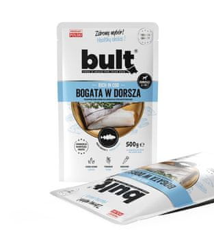 BULT BTU mokra hrana za pse, bogata s kodom, 500 g