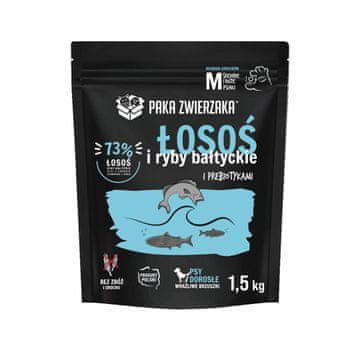 Paka Zwierzaka PAKA ZWIERZAKA Losos z baltskimi ribami M, 1,5 kg