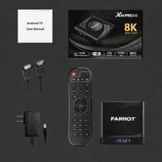 Farrot FARROT 8K Smart TV Box – Android 13 | WiFi 6 | Bluetooth | Spremeni TV v pametni kino!
