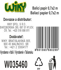 Ovijalni papir 0,7x2 m AVANA EVERYDAY MIX