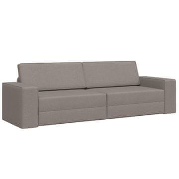 Vidaxl Sofa postelja 200cm Taupe blago