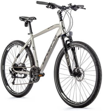 Leader Fox Gorsko kolesarsko kolo Leader Fox ŠUMAVA GENT-1 28", aluminij, srebrno mat