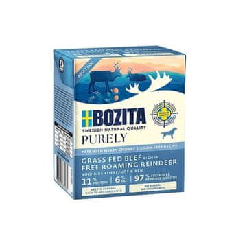 Bozita BOZITA Purely Paté Duoprotein Govedina in jelen - mokra hrana za pse - 370g