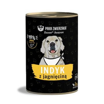 Paka Zwierzaka PAKA ZWIERZAKA Seventh Heaven puran z jagnjetino - mokra hrana za pse - 400g
