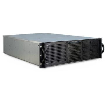 Inter-tech Inter-Tech 3U-30255 serverski ohišje za montažo v regal, jeklo, črna