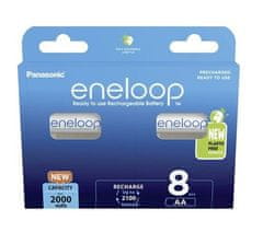 Panasonic Polnilne baterije PANASONIC ENELOOP AA 2000 mAh 8 kos (BK-3MCDE/8HH)